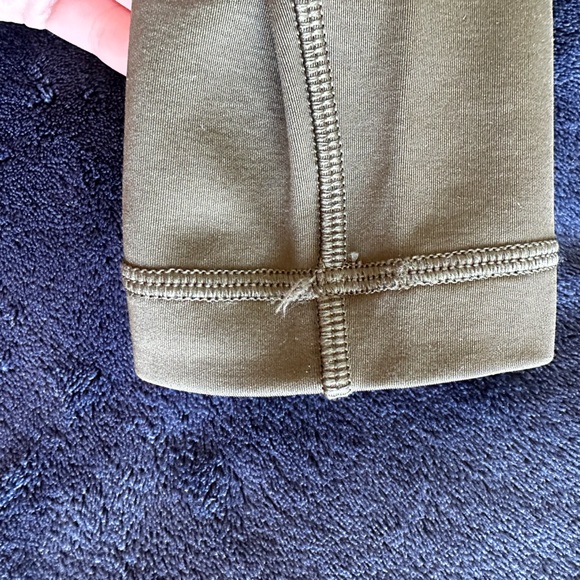 First Mile Tech Tight 2 Military Green Run Tech Fleece lined, zipper pockets - Picture 15 of 17